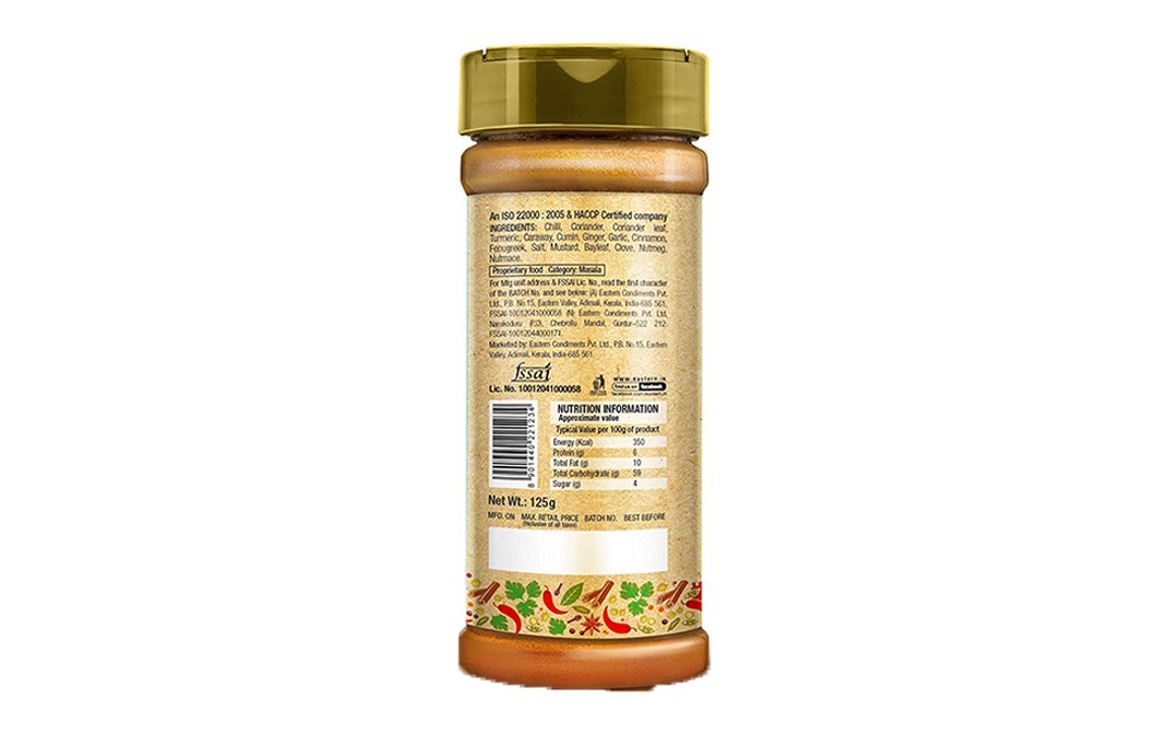 Eastern Spice Blend Amritsari Machli Masala   Plastic Bottle  125 grams